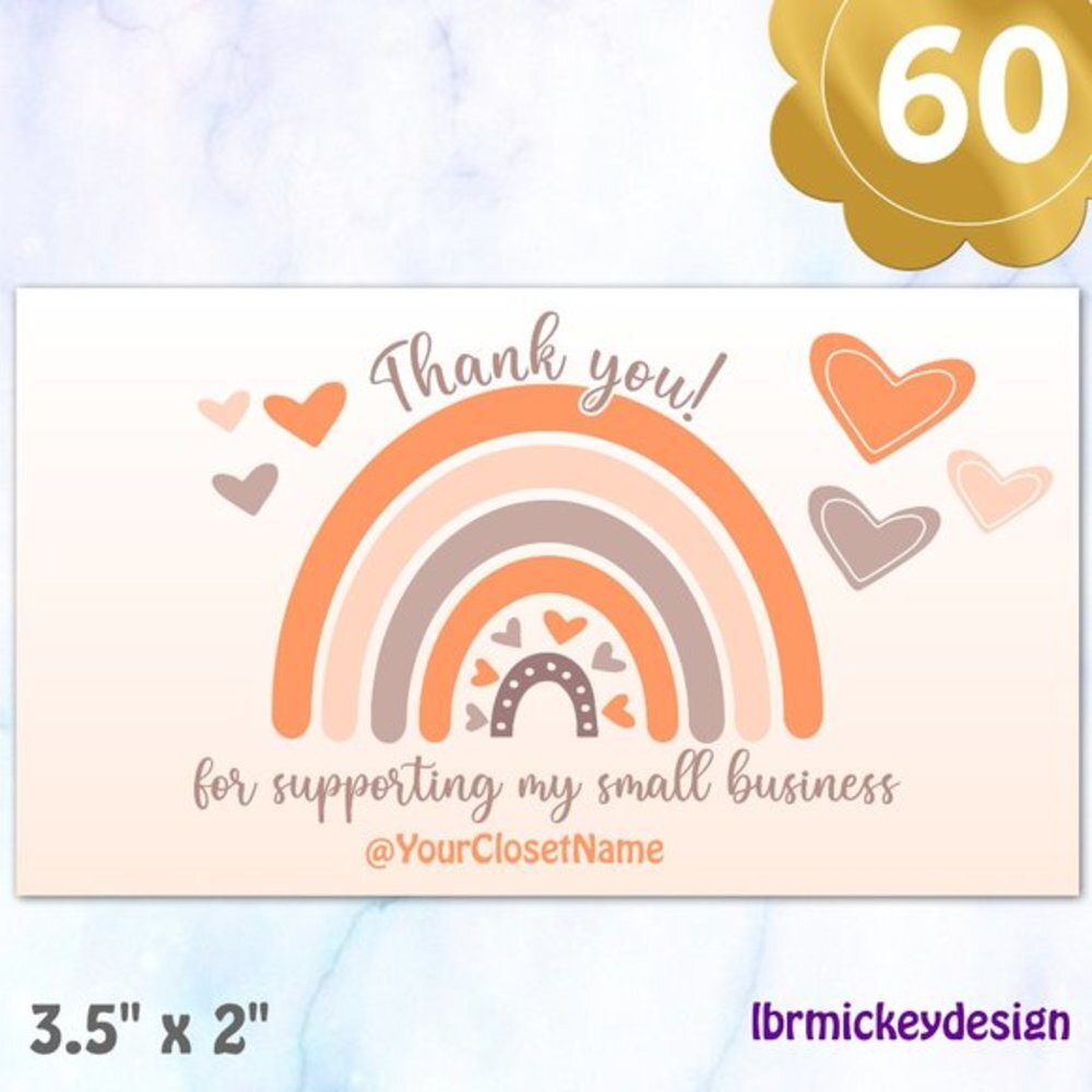 ♥️ 5x25 / 50 Thank You You Cards